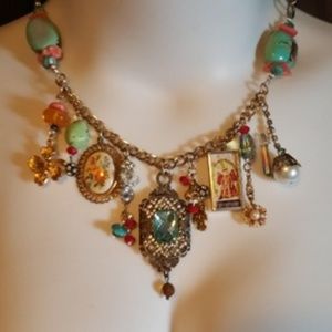 .Handmade Steampunk Necklace